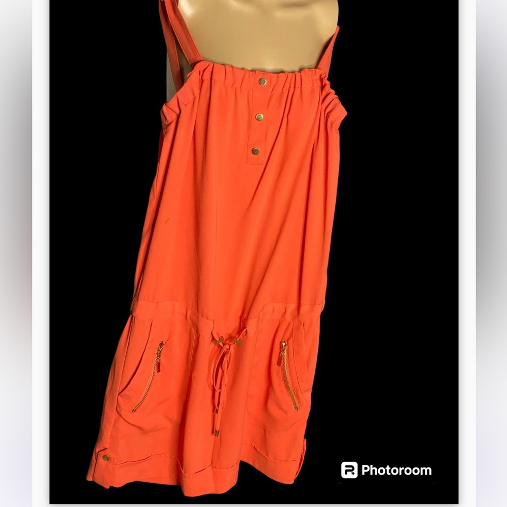 Cache Orange Short Jumpsuit size M